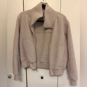 Everlane Women's Cream Teddy Jacket